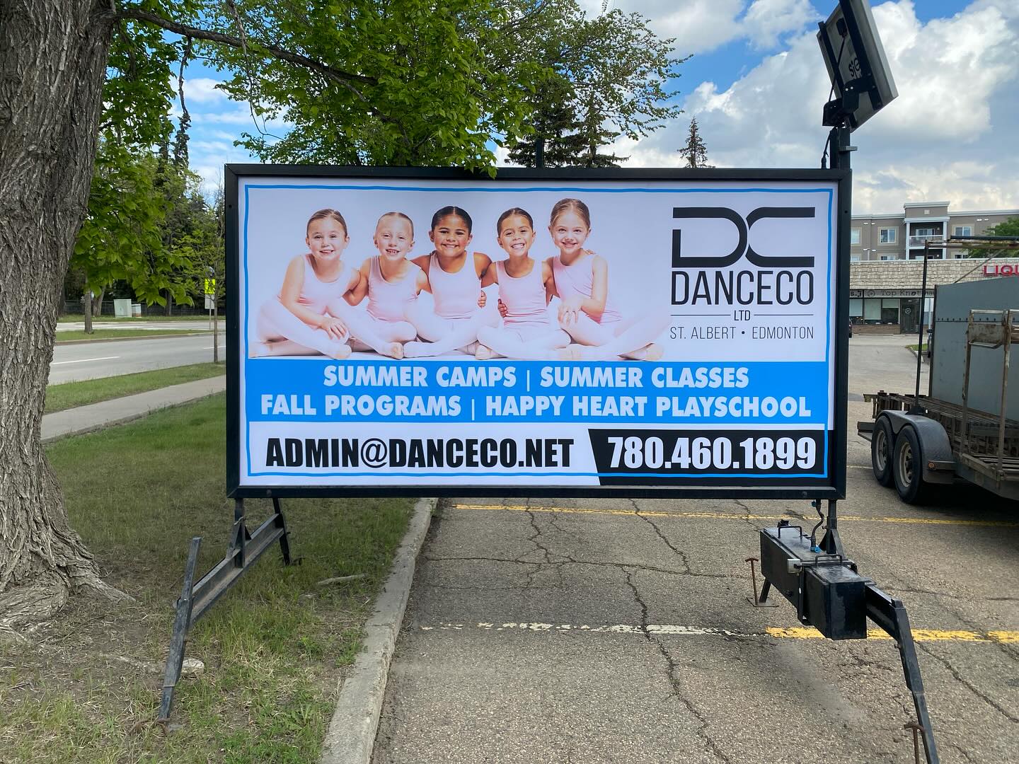 Grande Prairie portable sign rental
