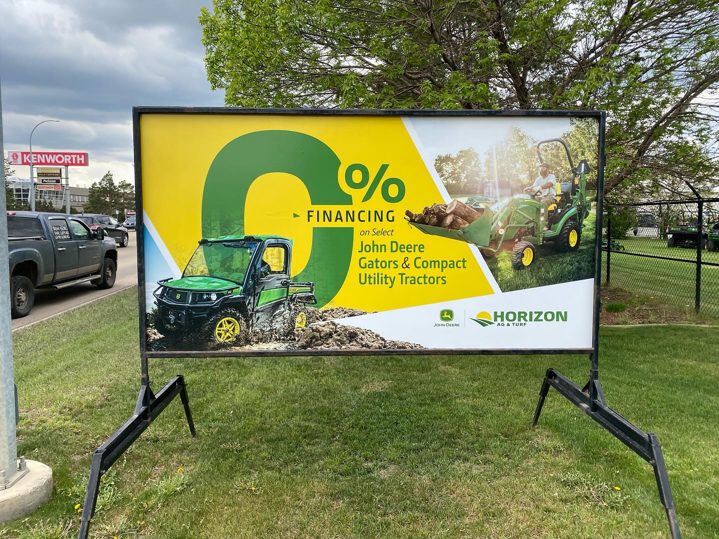 portable sign rental Grande Prairie