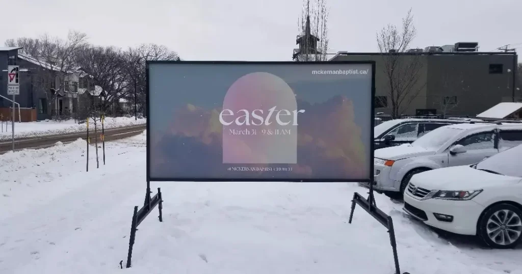 Church Sign Grande Prairie