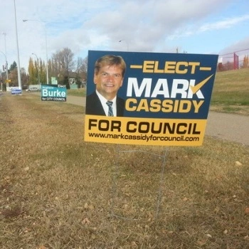 Election Signs Grande Prairie