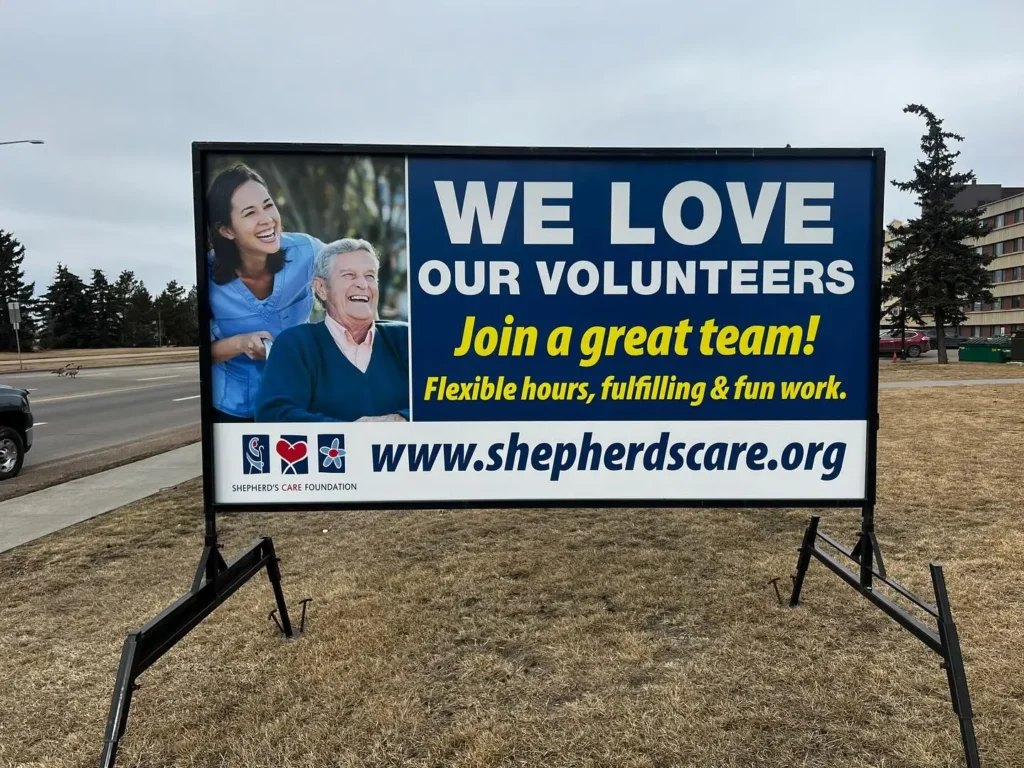 Grande Prairie Non-Profit Signs
