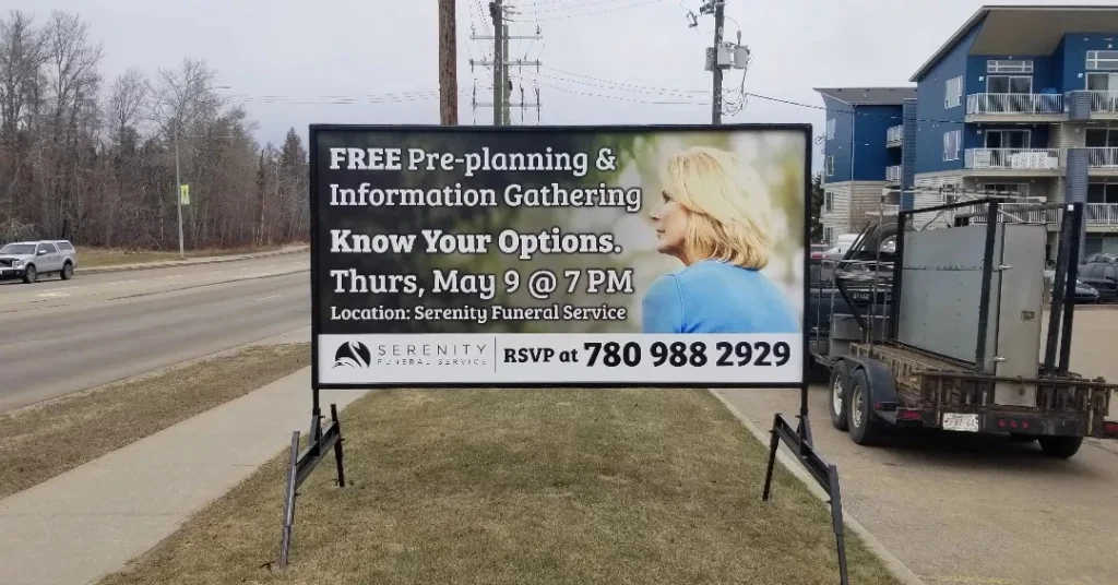 Non-Profit Signs Grande Prairie