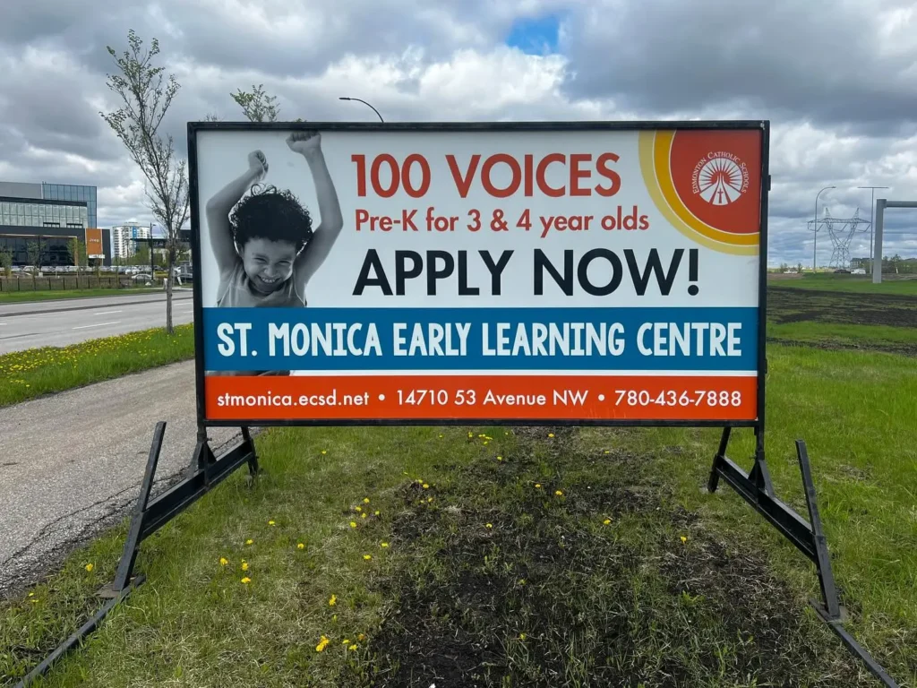 School Signs Grande Prairie